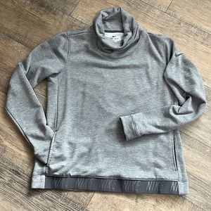 Nike Sweatshirt- Grey - Size Medium- see photo info measurement’s